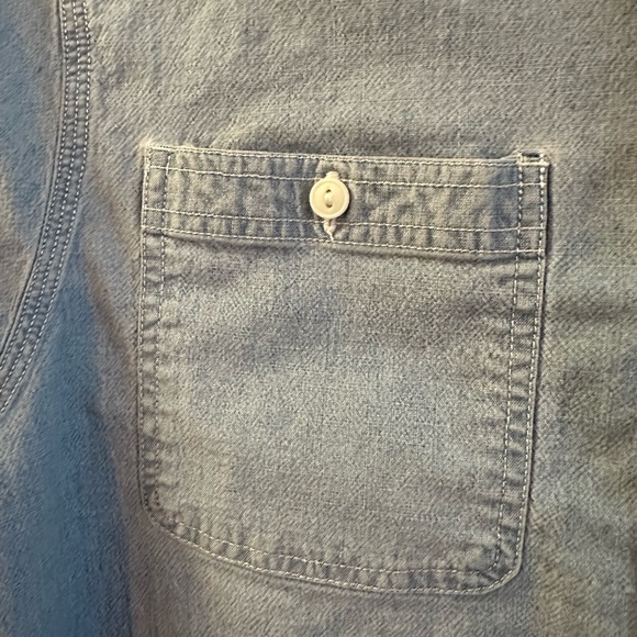 PROOF Strong Shirt in Indigo Chambray Men’s Size medium - Picture 4 of 6